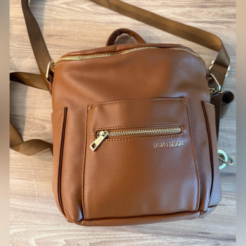 👜 Fawn Design Mini Backpack (Camel) - image 1